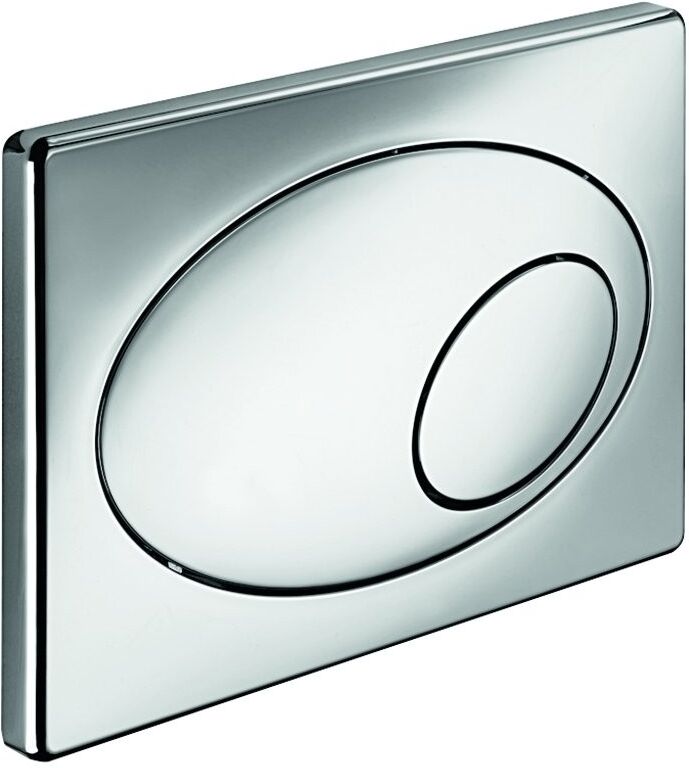 Schell WC-Betätigungsplatte chrom 2-Mengen Spülung ovale Betätigung 032630699