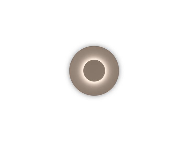 Helestra Led-Wandleuchte Bud, Cappuccino, Metall, 5 cm, RoHS, Lampen & Leuchten, Innenbeleuchtung, Wandleuchten