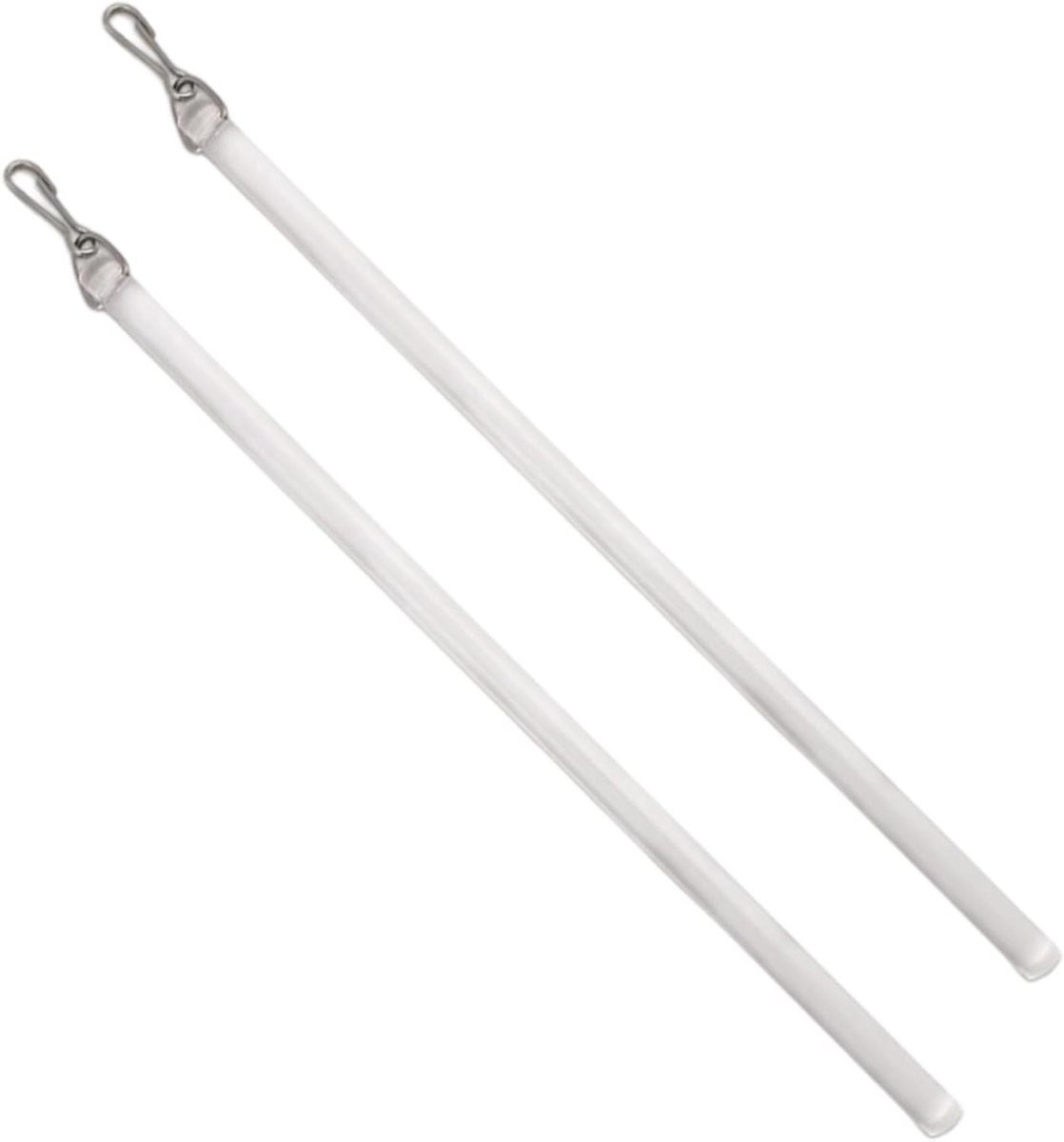 Transparante gordijnroede set trekstang voor het openen van gordijnen, 43 cm
