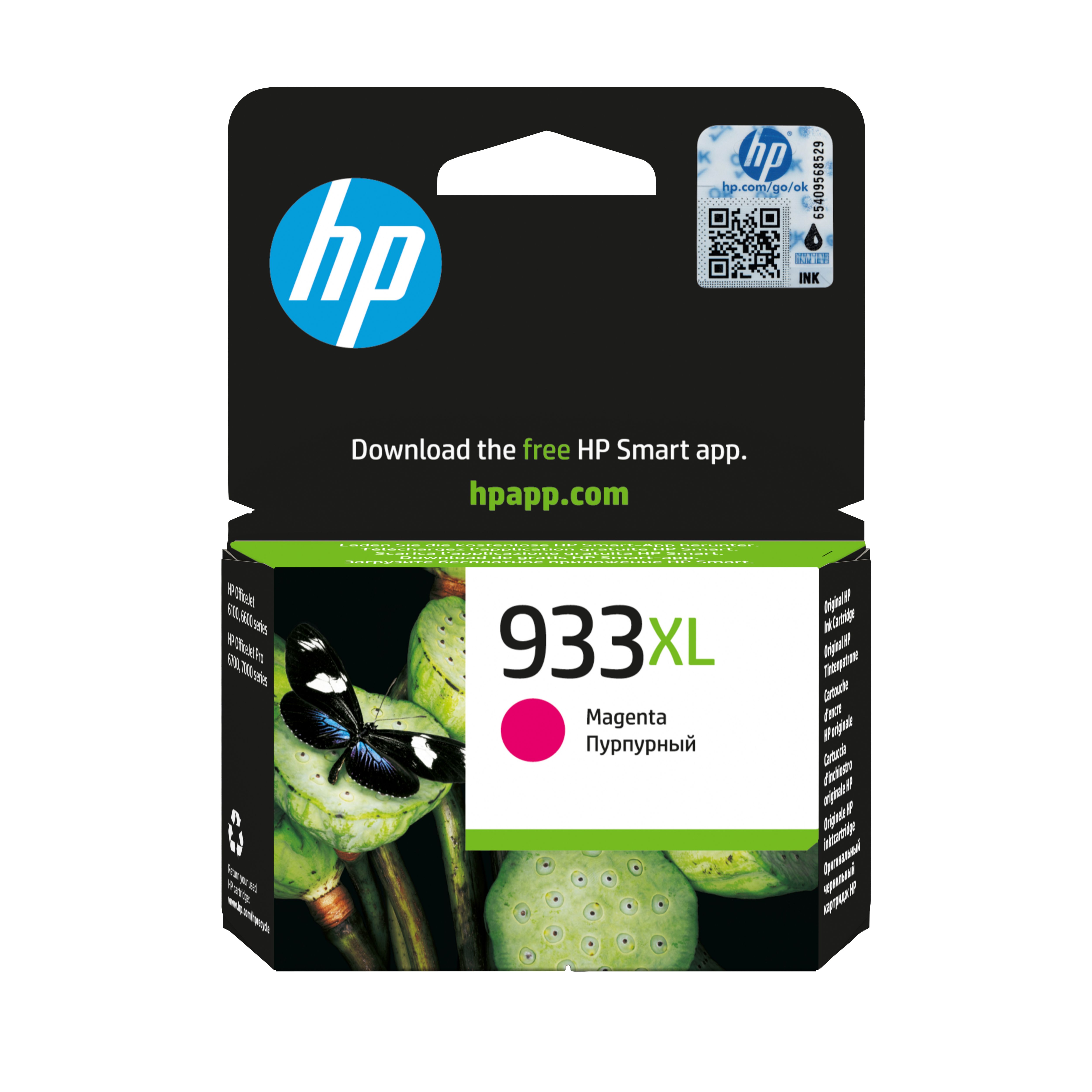 HP Nr.933XL Druckerpatronen Magenta 9 ml CN055AE