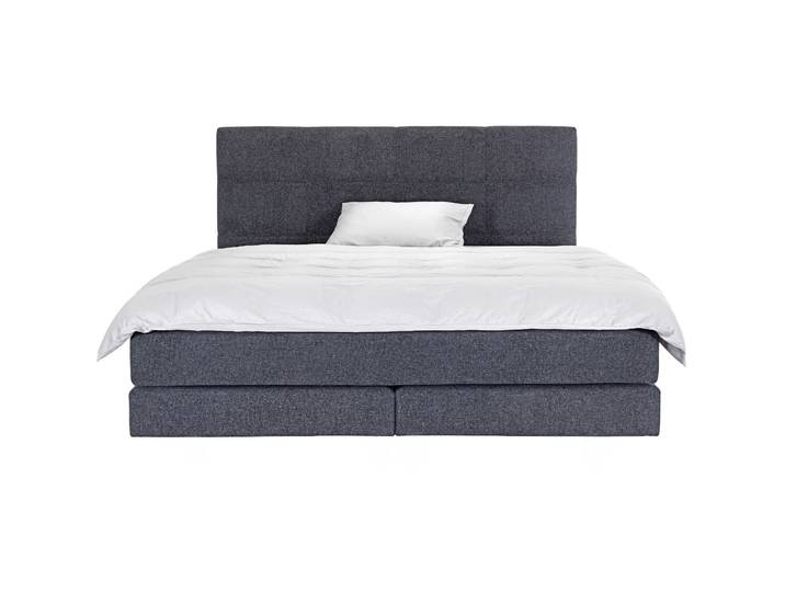 Boxspringbett Bela anthrazit Stoff 160 x 200 cm - Boxspringbett