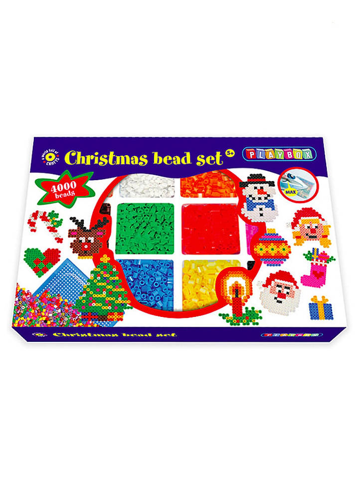 Playbox 4.000tlg. Bügelperlenset "Weihnachten"- ab 5 Jahren - onesize