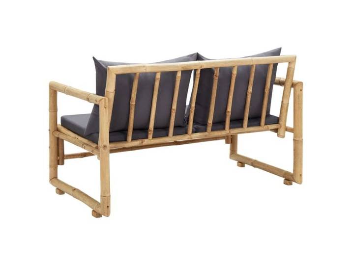 Sale 2026  Banc de jardin - BURKE - Banquette balcon - avec coussins - 115 cm - Bambou BB295