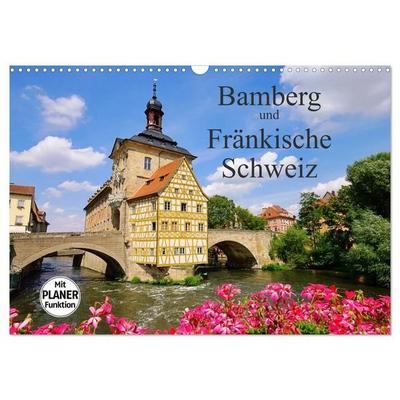 Bamberg und Fränkische Schweiz (Wandkalender 2027 DIN A3 quer), CALVENDO Monatskalender