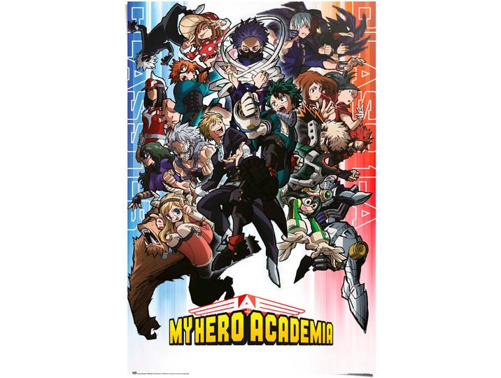 Poster REINDERS My Hero Academia , bunt (farbe bild(er): bunt), B:61cm H:91,5cm T:0,1cm, Papier, Bilder, Poster