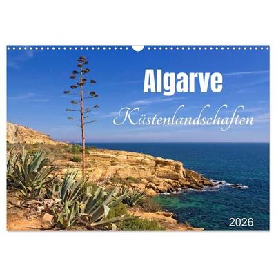 Algarve - Küstenlandschaften (Wandkalender 2026 DIN A3 quer), CALVENDO Monatskalender