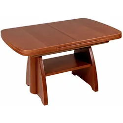 COUCHTISCH höhenverstellbar und ausziehbar Clara 101x56x71 Kirschbaum
