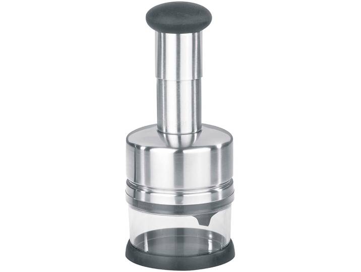 Gemüsehacker GEFU TRITARE , silber, H:21,7cm, Zerkleinerer, Gemüsehacker, extrascharfe Messer, Edelstahl