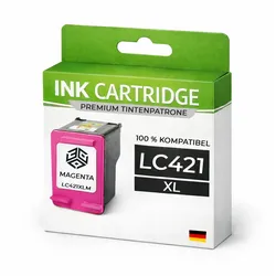Tintenpatrone kompatibel für Brother LC421XLM DCP-J1050DW MFC-J1010DW DCP-J1140DW in Magenta