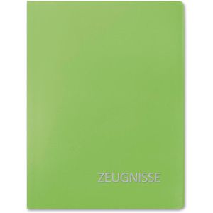 Roth Zeugnismappe Basic 88571, A4, Sichtbuch, grün, mit 20 Hüllen