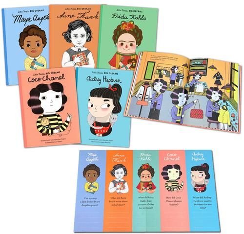 Frances Lincoln Little People, Big Dreams: Inspiring Artists and Writers – 5 Books Gift Box Collection   Children’s Biography Picture Books
