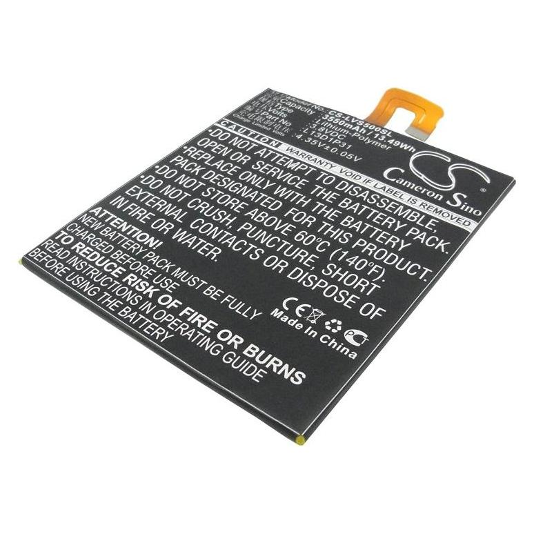 Battery L13D1P31 for Lenovo, 3.8V, 3550mAh (1 Zelle, 3550 mAh) (CS-LVS500SL)