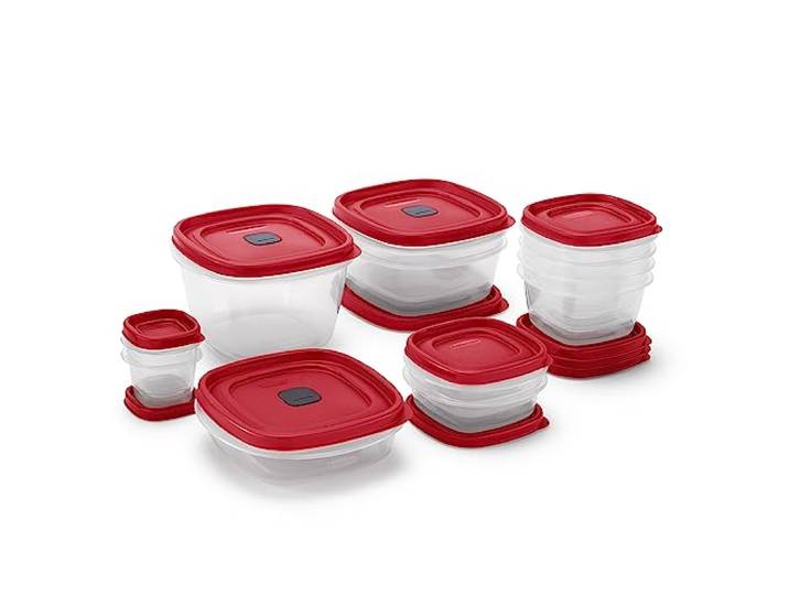 Rubbermaid Sortierte Lebensmittelaufbewahrungsbehälter – Box of: 1; Einzelpackung Menge: 24; Gesamtmenge: 24 Stück