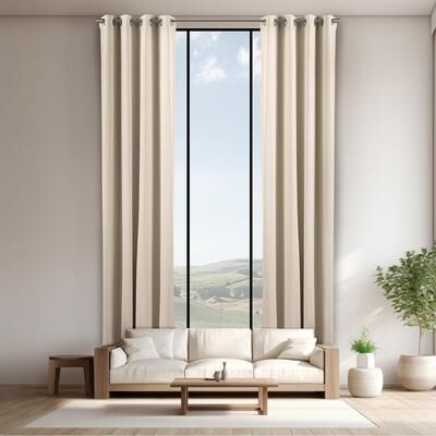 Aurora Home Extra Long Grommet Top Thermal Blackout Curtain Single Panel