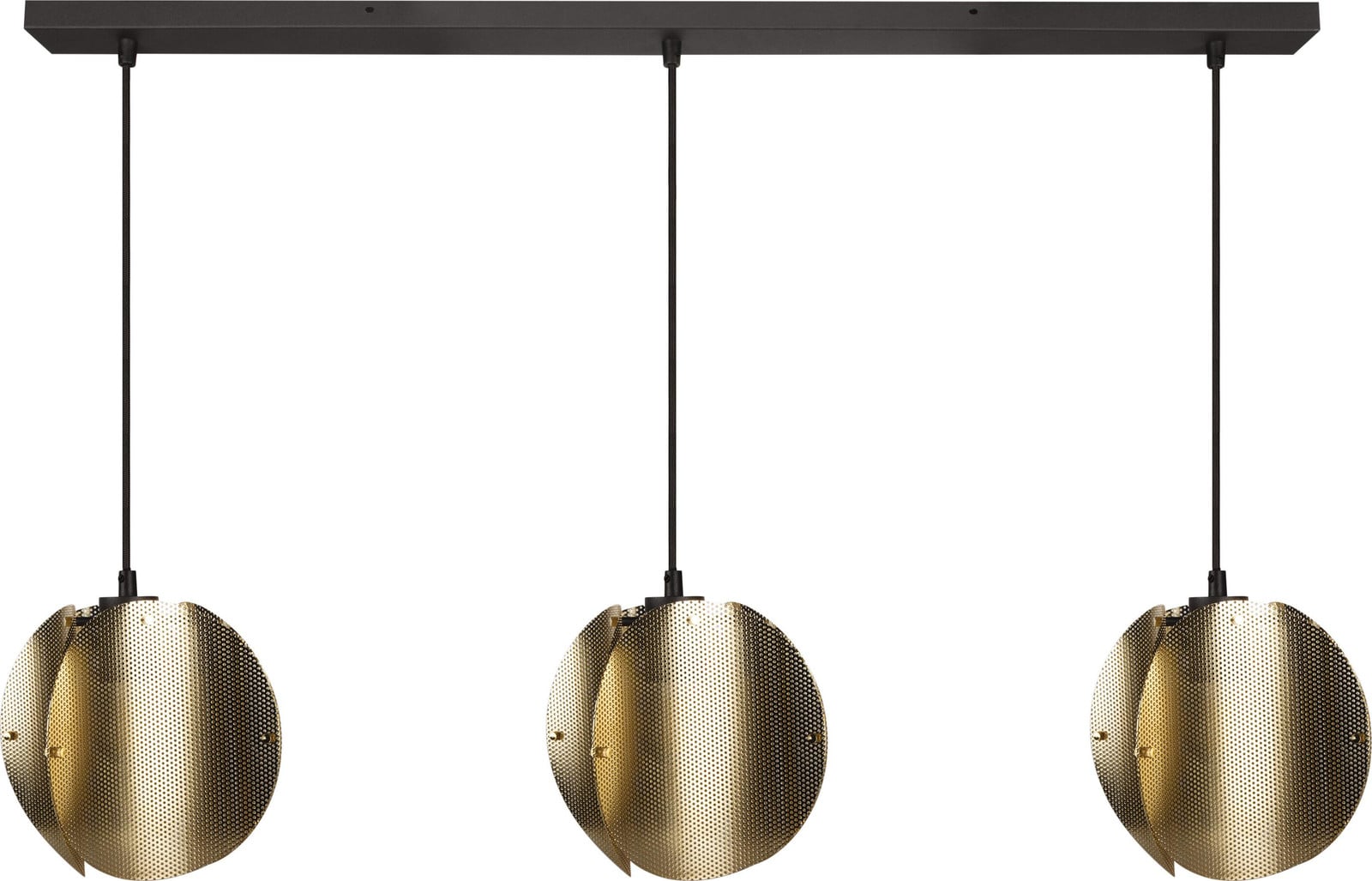Osram Decor Vouwlamp Globe lineair model, 3x E27, goud, industriële stijl