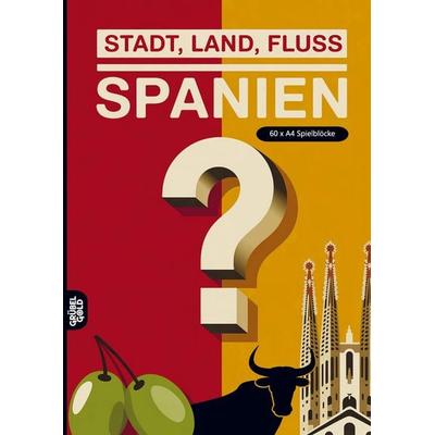 Stadt, Land, Fluss, Spanien, Taschenbuch von Grübelgold Rätselhefte, Grübelgold, 978-3-693-19250-4