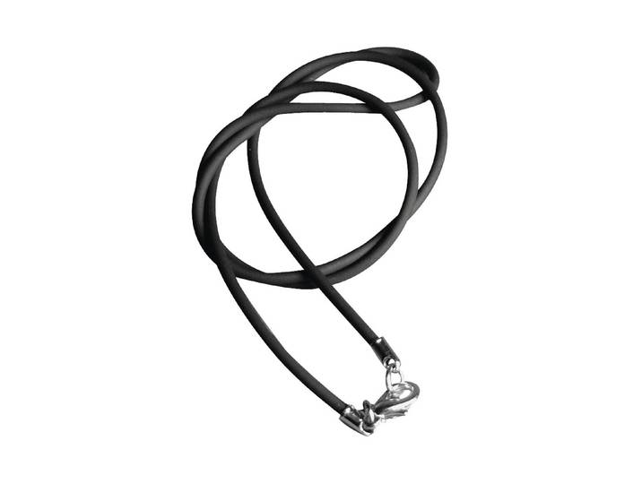 Rayher Kautschuk-Collier 42 cm ⌀ 2 mm