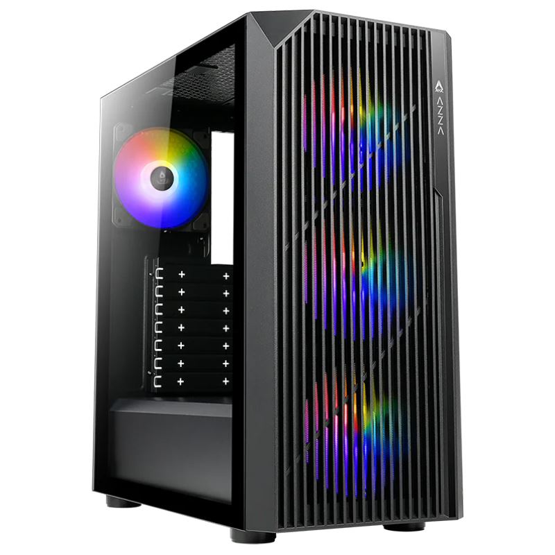 Azza Source Midi Tower ohne Netzteil schwarz