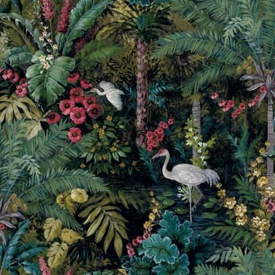 Holden Masoala Forest Unpasted Non-Woven Wallpaper – 396in x 20.8in