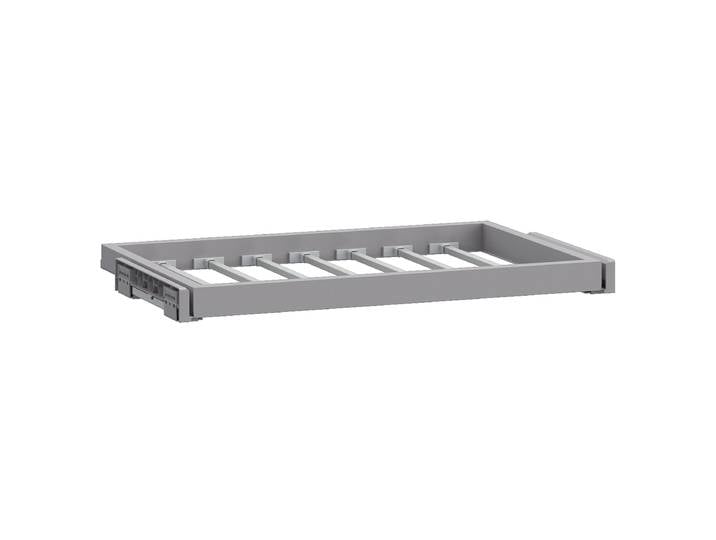 Hosenhalter 70cm Grau Metall, lackiert / Kunststoff