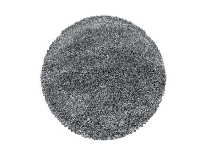 Hochflor Teppich Hellgrau Fluffy rund Ø 200 cm