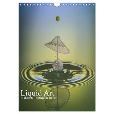 Liquid Art, Highspeed Tropfenfotografie (Wandkalender 2027 DIN A4 hoch), CALVENDO Monatskalender