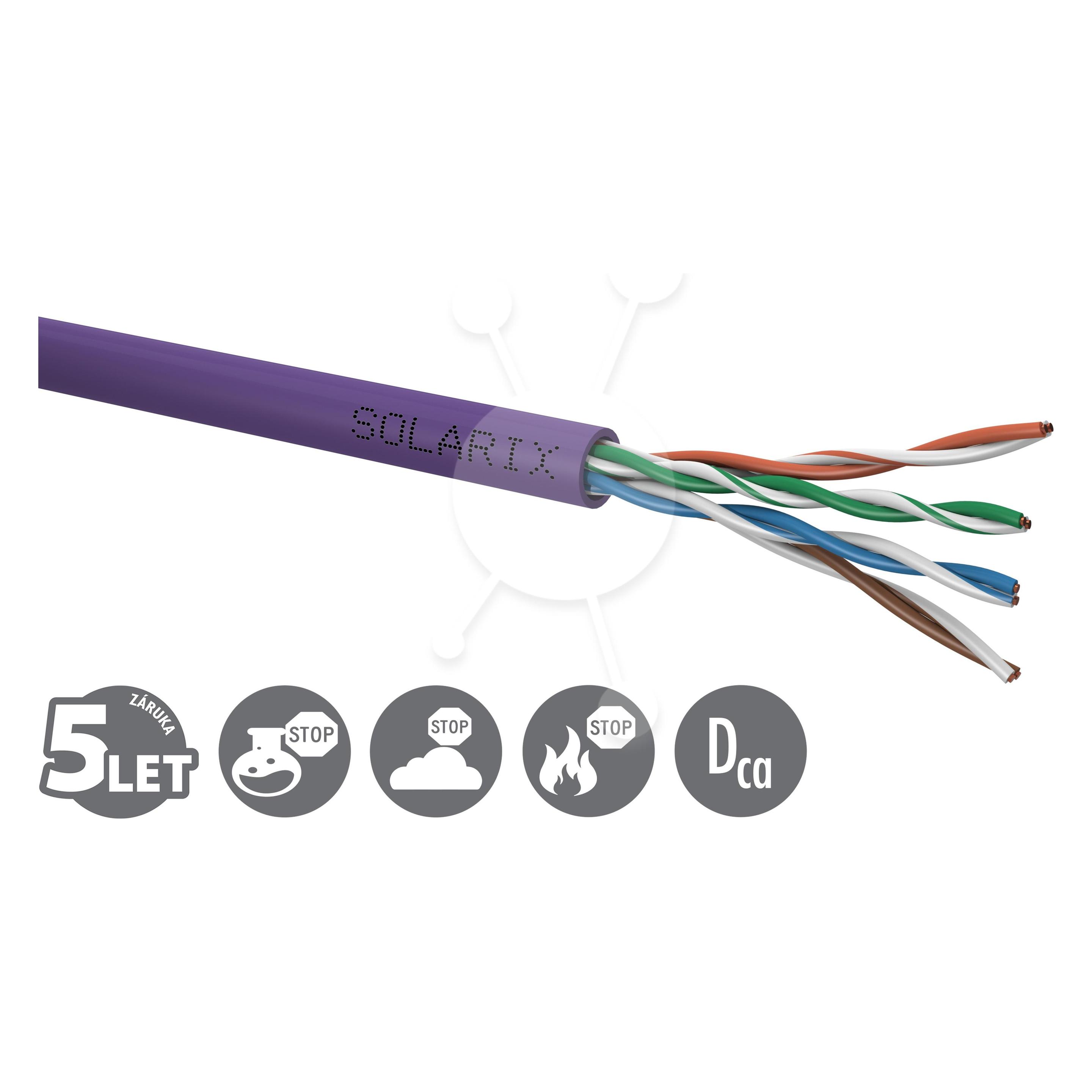 Solarix Netzwerkkabel (UTP, CAT5e, 100 m) (27724131)