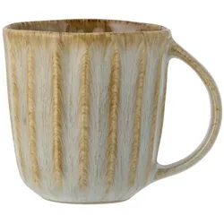 Bloomingville Fleur Becher, Natur, Steingut, Ø 9xH9,5 cm