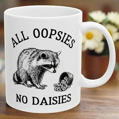 Lustige Geschenktasse „Alles schiefgegangen" – lustige Waschbär-Kaffeetasse für Tierliebhaber