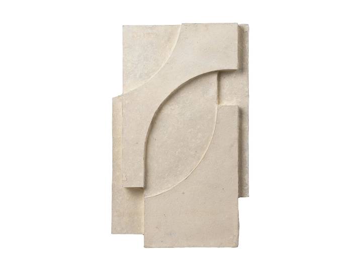 Kristina Dam Studio Décoration murale Serif Relief M Off white