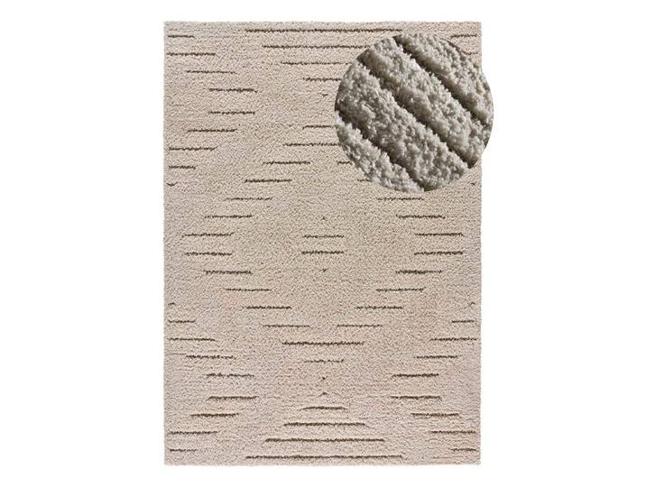 Tapis shaggy scandinave crème 200x290 cm