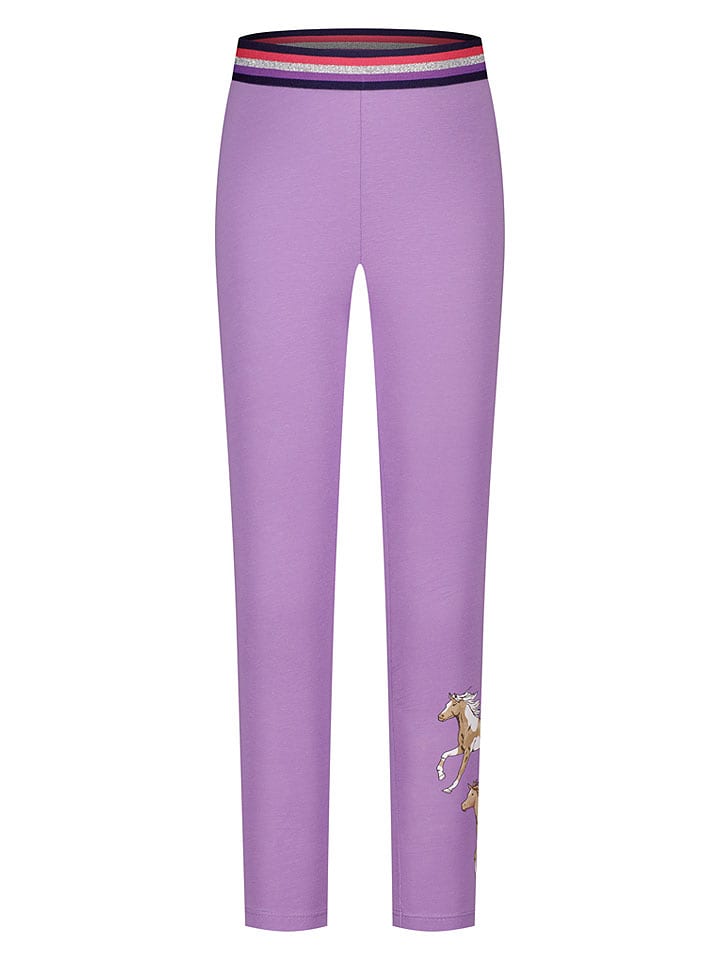 Salt and Pepper Leggings in Lila - 92