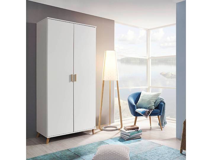 home24 Draaideurkast Falun 91cm wit