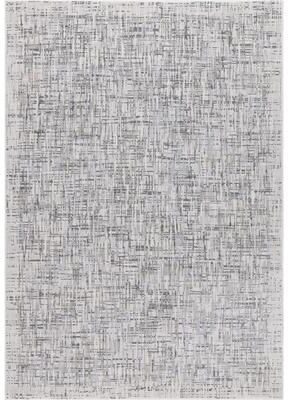 MDA Rugs Nevada Collection Abstract Hash Design Neutral Area Rug