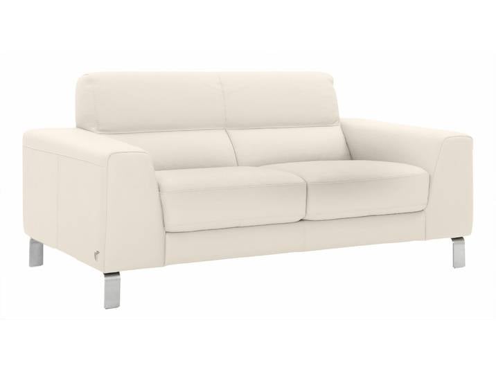 2-Sitzer Sofa, Leder BULL & SORRENTO, Bianco Latte, 172×94 cm, Modern, Calia Italia