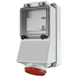Mennekes 7126 Wanddose, 16A4p6h400V, IP44