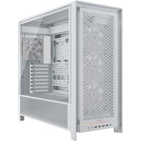 FRAME 5000D RS , Tower-Gehäuse weiß, Tempered Glass