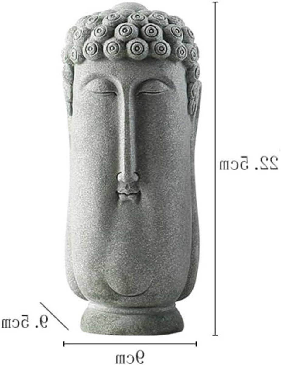 Boeddha Beeld Decoratief Ornament Groen 1000 Gram