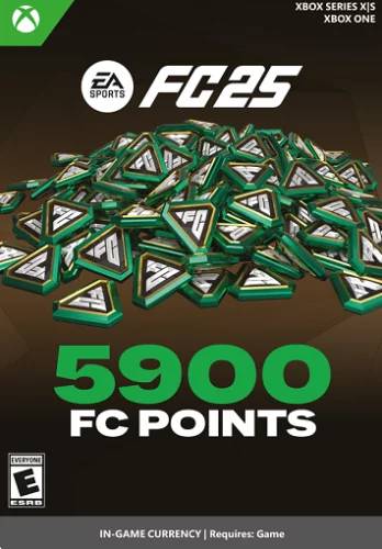 EA SPORTS FC 25 - FC Points 5900 XBOX One / Xbox Series X S Game Key Global