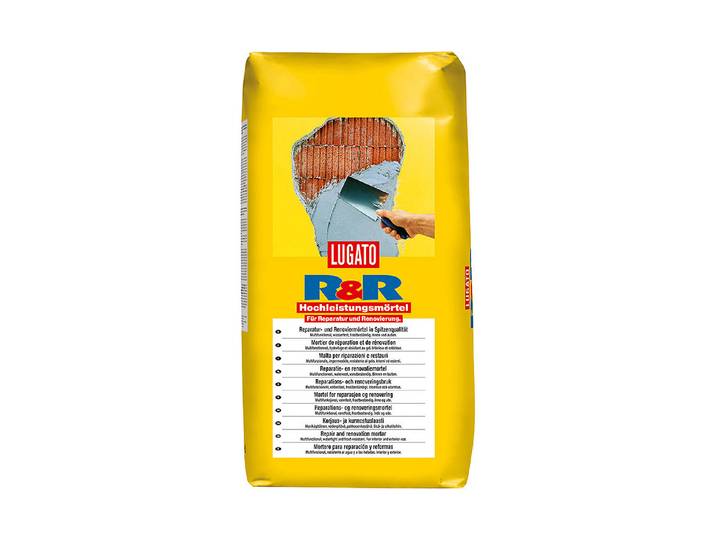 Lugato Reparatur- und Renoviermörtel Hochleistungs-Mörtel 25 kg