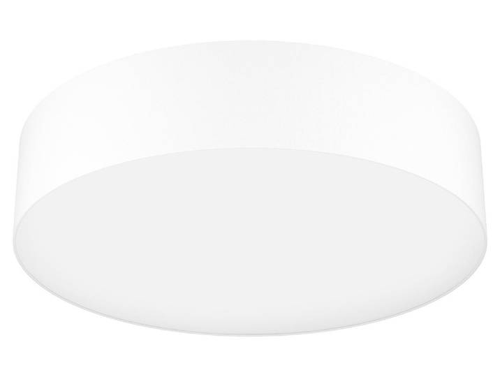 EGLO connect.z Smart Home Plafonnier LED Romao-Z\, ZigBee\, application etvocale Alexa\, couleur de lumière réglable (blanc chaud-blanc froid)\, RGB\, intensité variable\, plafonnier textile blanc
