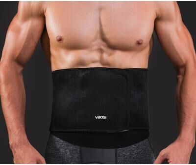 Friendly Fresh Finds Premium Waist Trimmer Belt For Men And Women Fitness Sweat Trainer black
