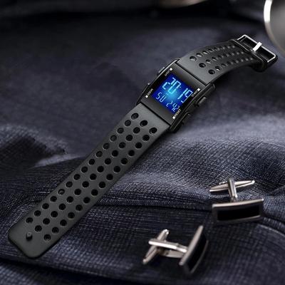 Waterproof Men's Digital Sports Watch With LED Backlight & Military Tactical Features Waterproof Men's Digital Sports Watch With LED Backlight & Military Tactical Features