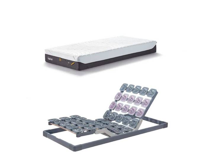 Tempur Pro CoolQuilt Matratze &amp; Premium Flex 3000 Systemrahmen 2