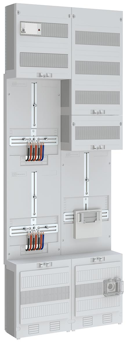 ABN BRAUN AG ABN Komplett-Zählerplatz 3Pkt. Z29E924N SAn EnviaM 1Z 1WP 1SDE 1V4 o.SH 5-polig