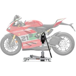 Zentralständer EVOLIFT® für Ducati Panigale V2 Bayliss Edition 21-24 Shadow Edition (Grundfarbe: Grau) 2-Pin-Lösung Ohne Ohne Mit Steckdosenhalterung
