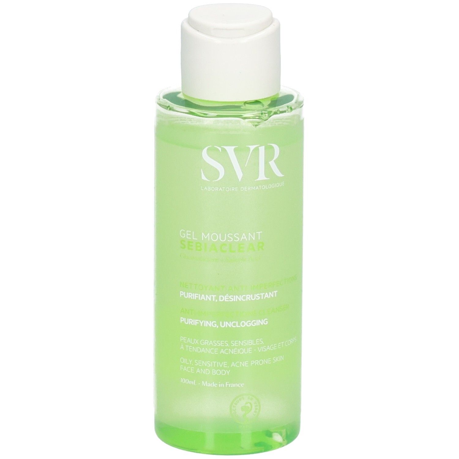 SVR Sebiaclear Gel Moussant 100ml 100 ml