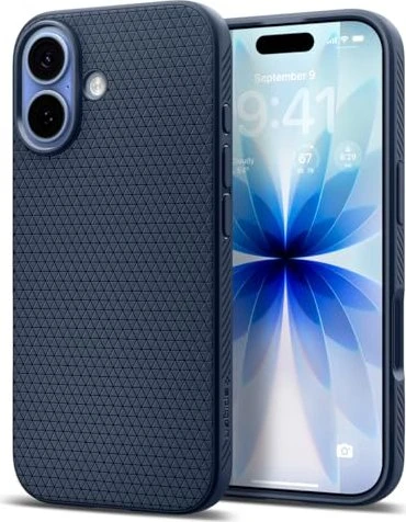 Spigen Liquid Air Navy Blue iPhone 17