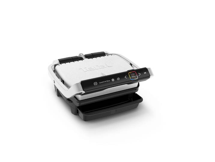 Kontaktgrill TEFAL Optigrill Elite 2000 W , grau (schwarz, edelstahlfarben), Kontaktgrill_Standgrill_Tischgrill_Teppanyakigrill, Kontaktgrill