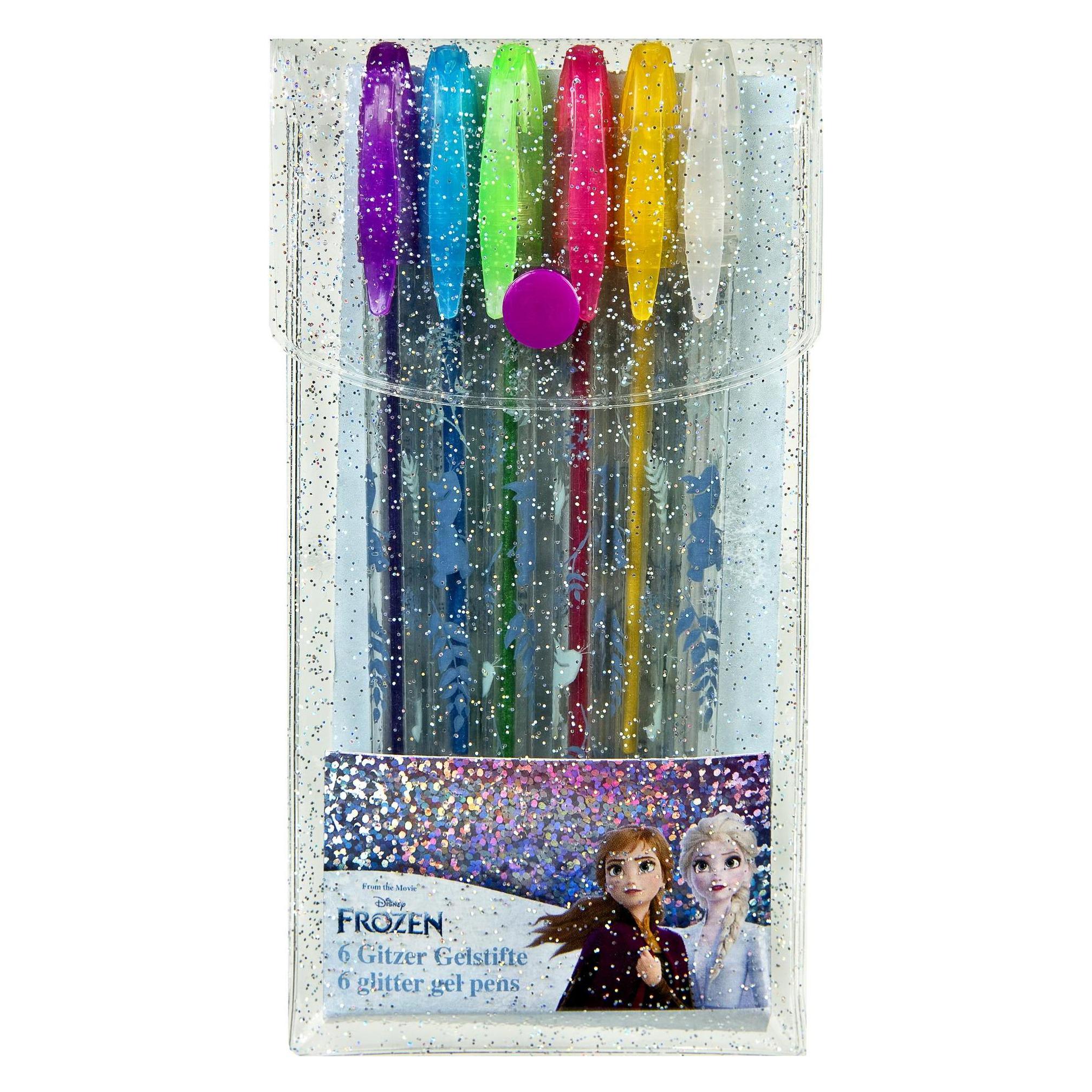Undercover Gelmalstifte Frozen 6 Stück, Mehrfarbig (6x) (FRFA0197)